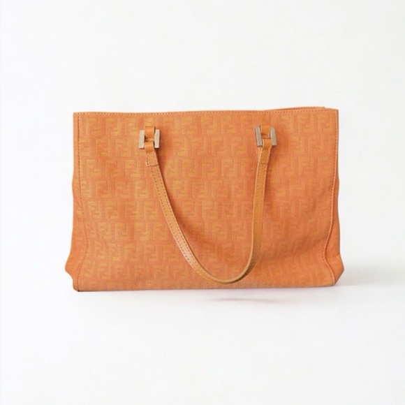Fendi Orange Tote Bag - Picture 3 of 3